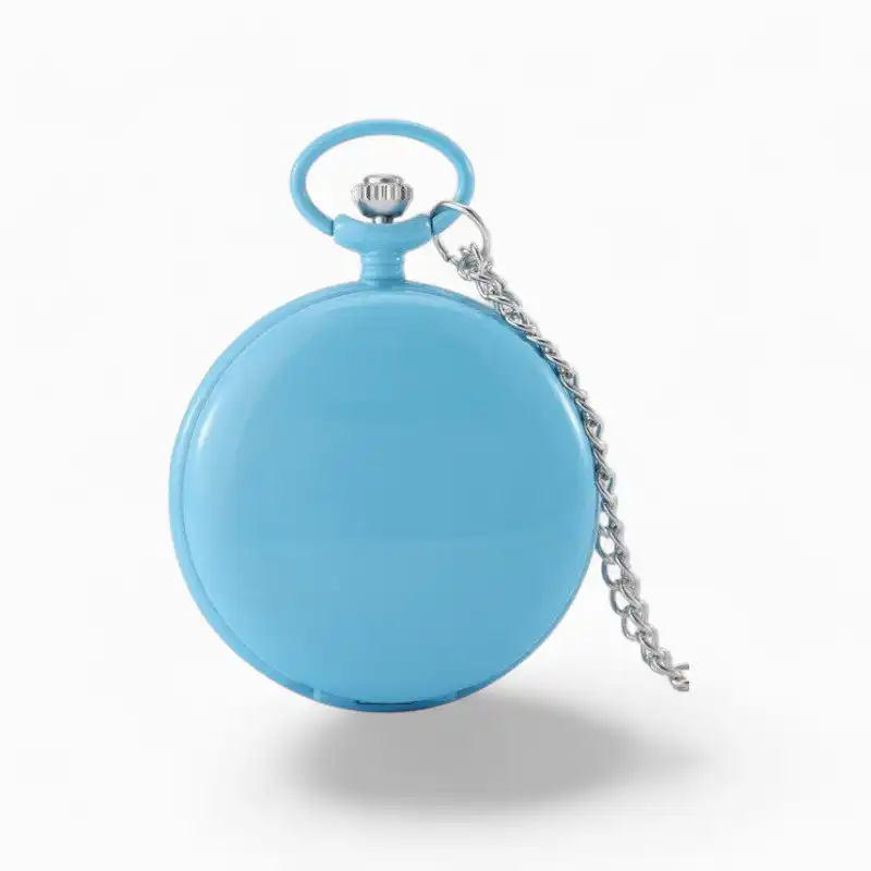 Montre à gousset personnalisée Bleu