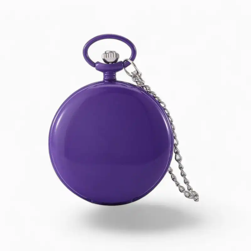 Montre à gousset personnalisée Mauve