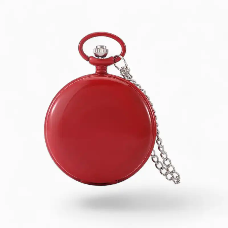 Montre à gousset personnalisée Rouge