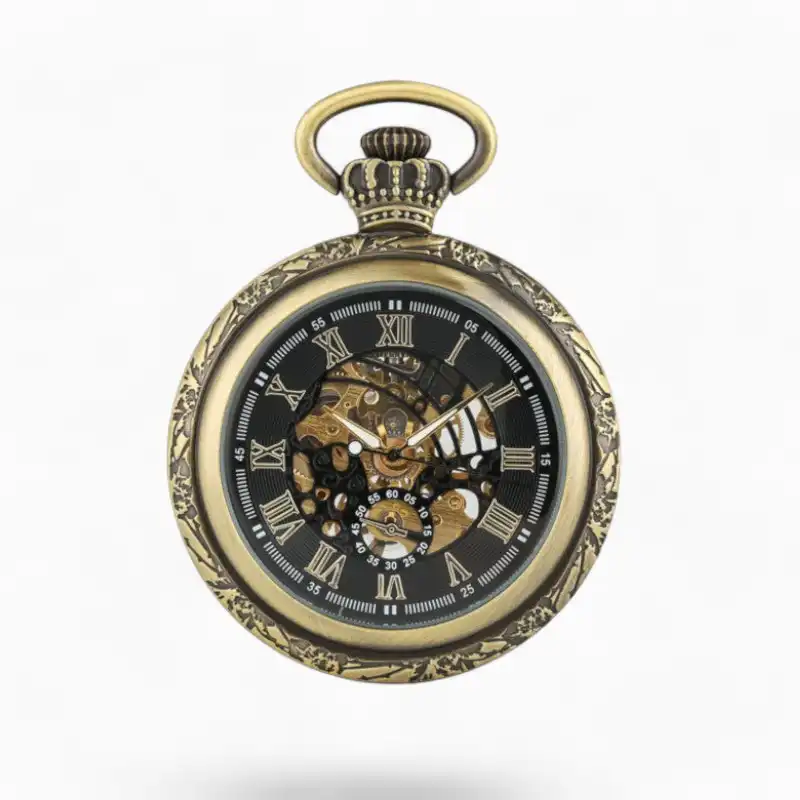 Montre à Gousset Couronne Bronze