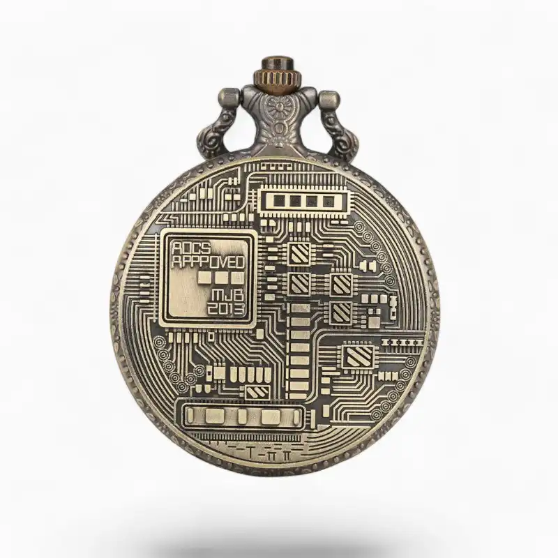 Montre à Gousset Bitcoins Arrière