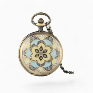 Montre à gousset Mandala Floral