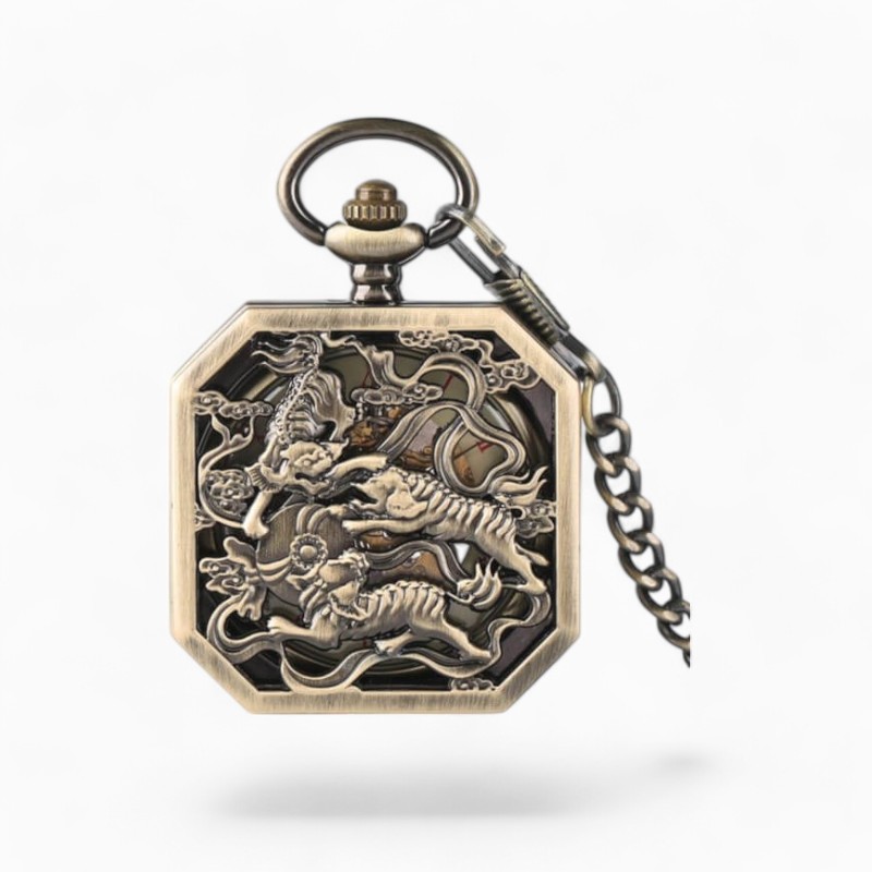 Montre à Gousset Mécanique Qilin