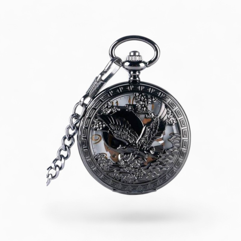 Montre à Gousset Mécanique Aigle en Vol