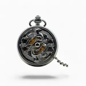 Montre à gousset mécanique Grue