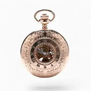 Montre à Gousset Mécanique Reine Élégante | La Montre à Gousset