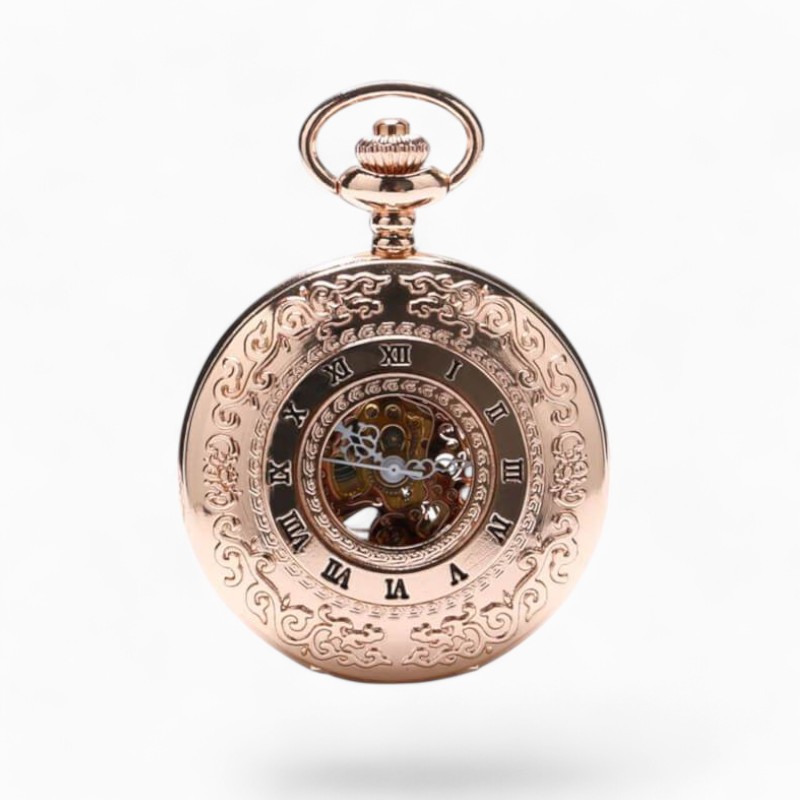 Montre à Gousset Mécanique Reine Élégante | La Montre à Gousset