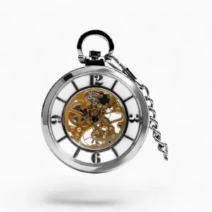 Montre à Gousset Mécanique skeleton Creuse | La Montre à Gousset