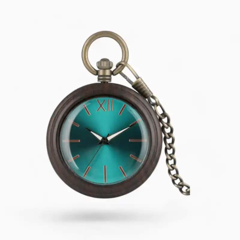 Montre à gousset Moderne bois Foncé