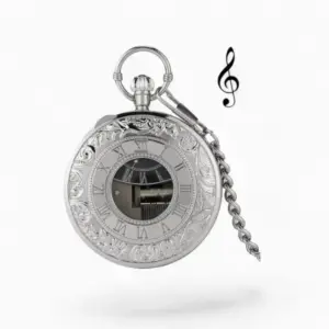 Montre à gousset musicale le lac des cygnes