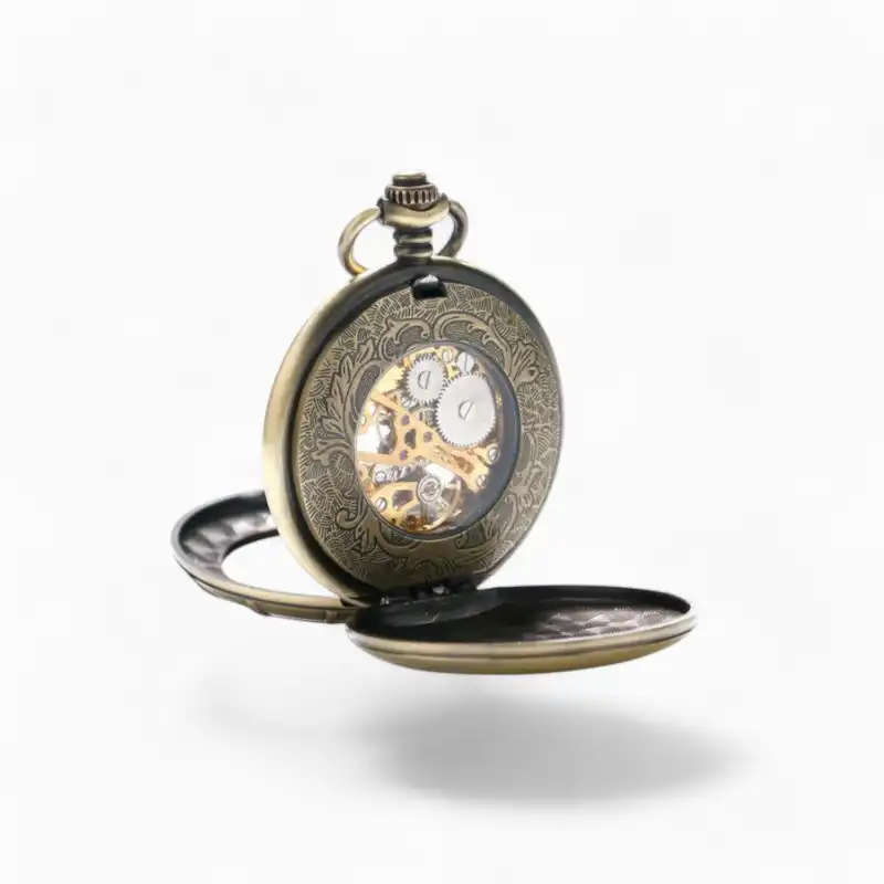 Montre à gousset Révolution Industrielle arriere