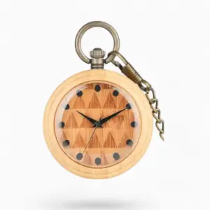 Montre à Gousset Triangle en Bois | La Montre à Gousset