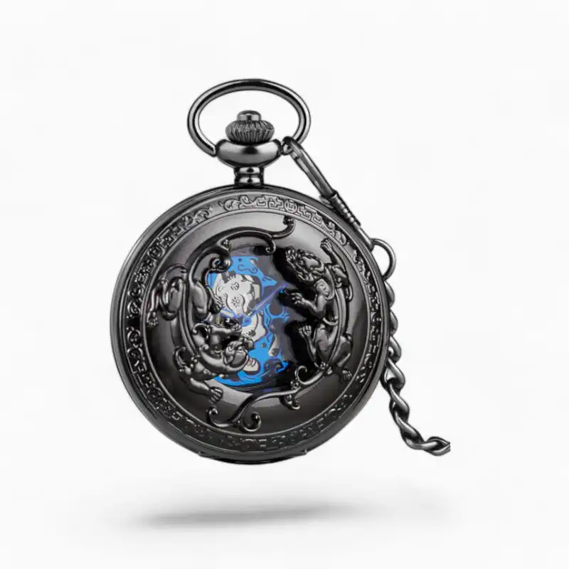 Montre de poche Chien de Fô