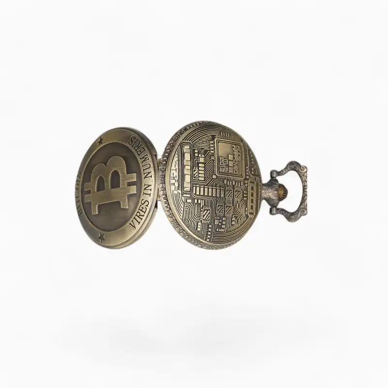 Montre de poche Bitcoins | La Montre à Gousset