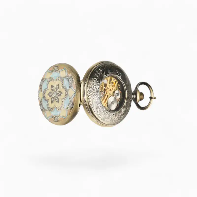 Montre de poche Mandala Floral