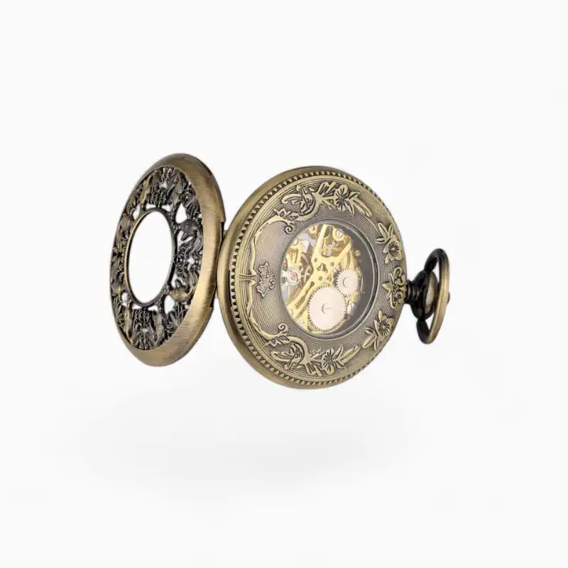 Montre de poche Mécanique Carpe Koï | La Montre à Gousset