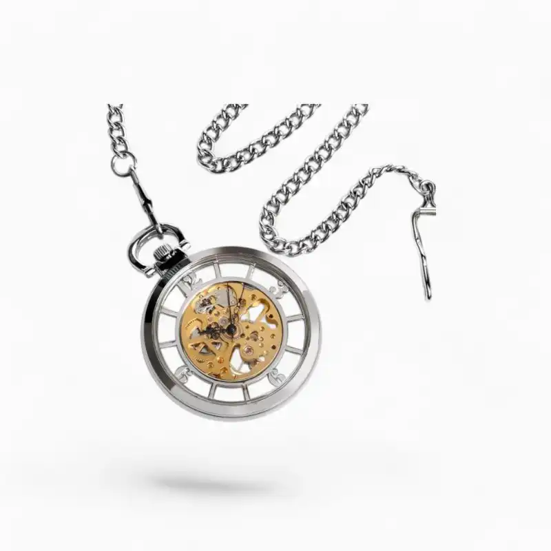 Montre de poche Mécanique skeleton Creuse | La Montre à Gousset