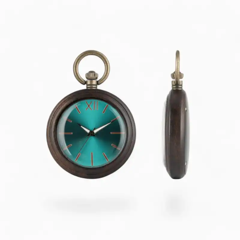 Montre de poche Moderne bois Foncé
