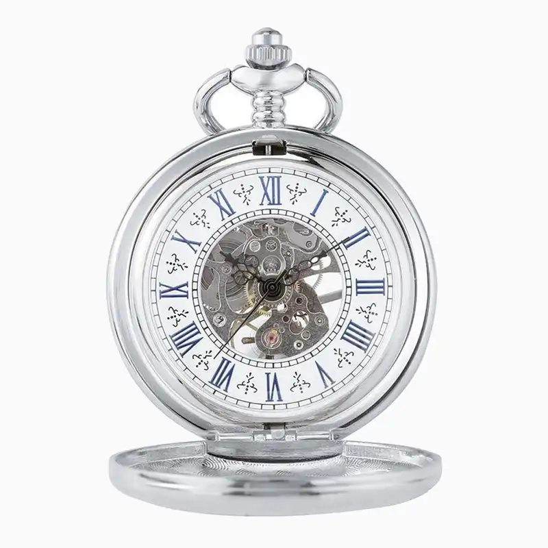 Montre à Gousset Argent Mécanique Vintage – vue 2