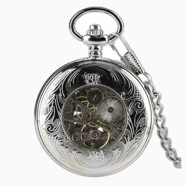 Montre à Gousset Luxe Diamant d'Argent – vue 5