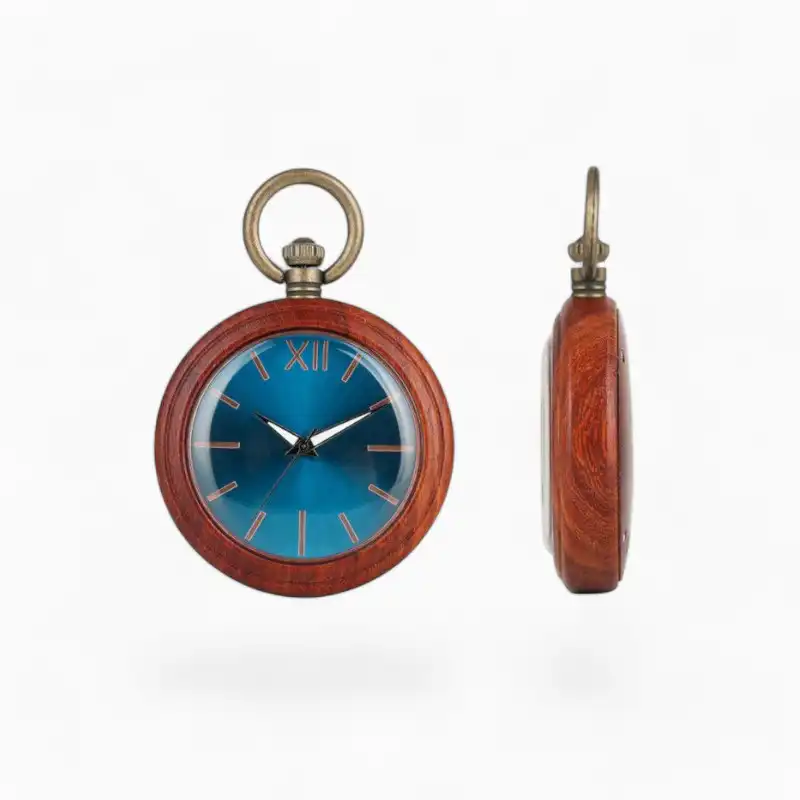 Montre Gousset Moderne en Bois | La Montre à Gousset