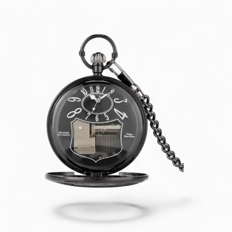 Montre gousset musique le château dans le ciel