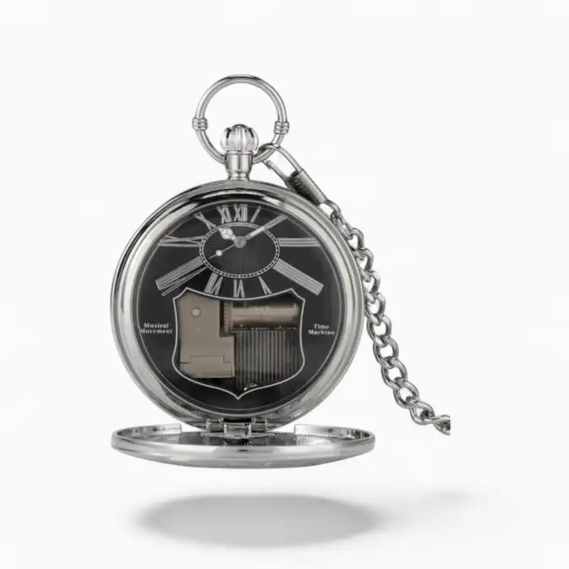 Montre à gousset musique le lac des cygnes