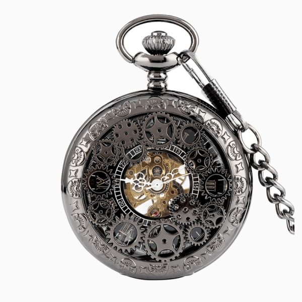 Montre à Gousset Steampunk Cœur Ouvert – vue 1