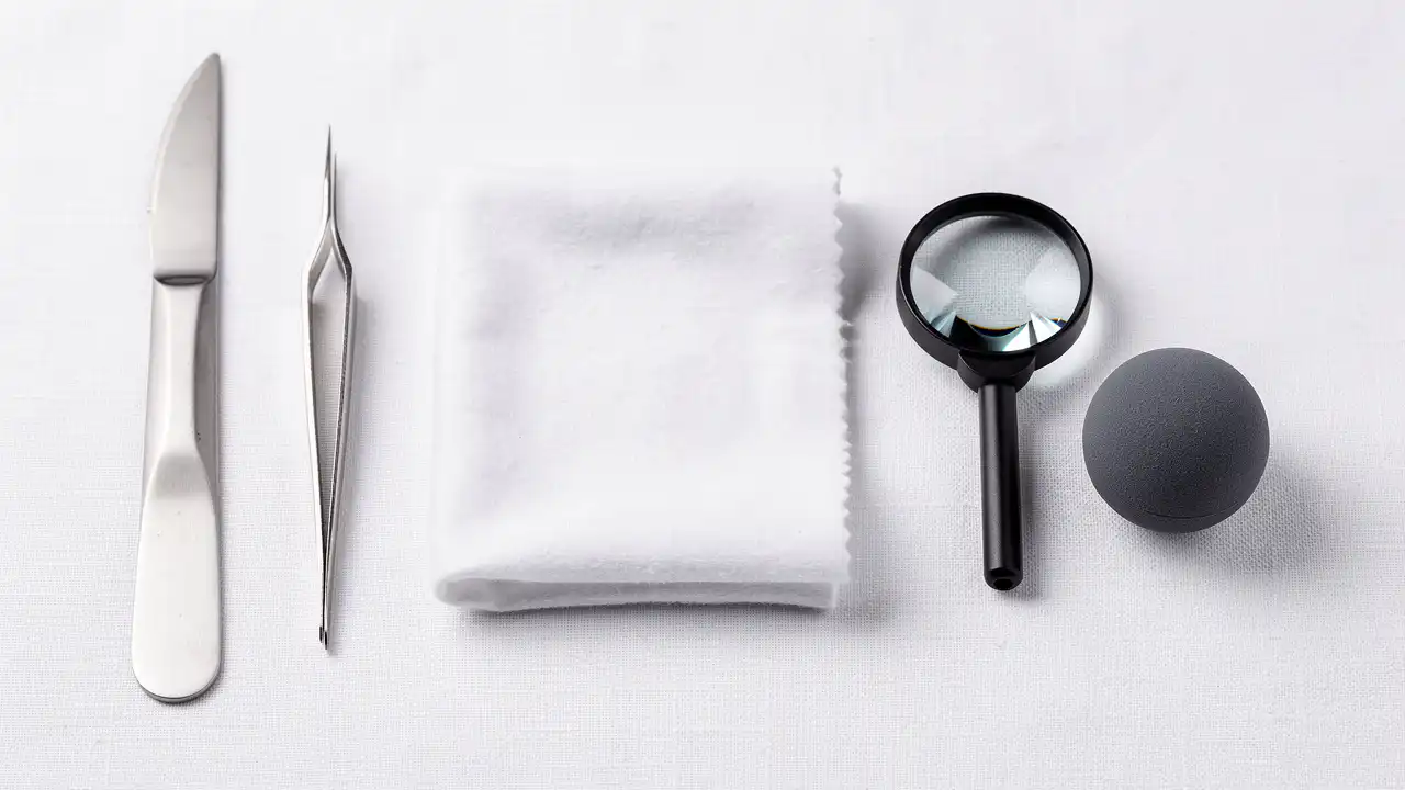 Outils professionnels d'horloger pour montre à gousset