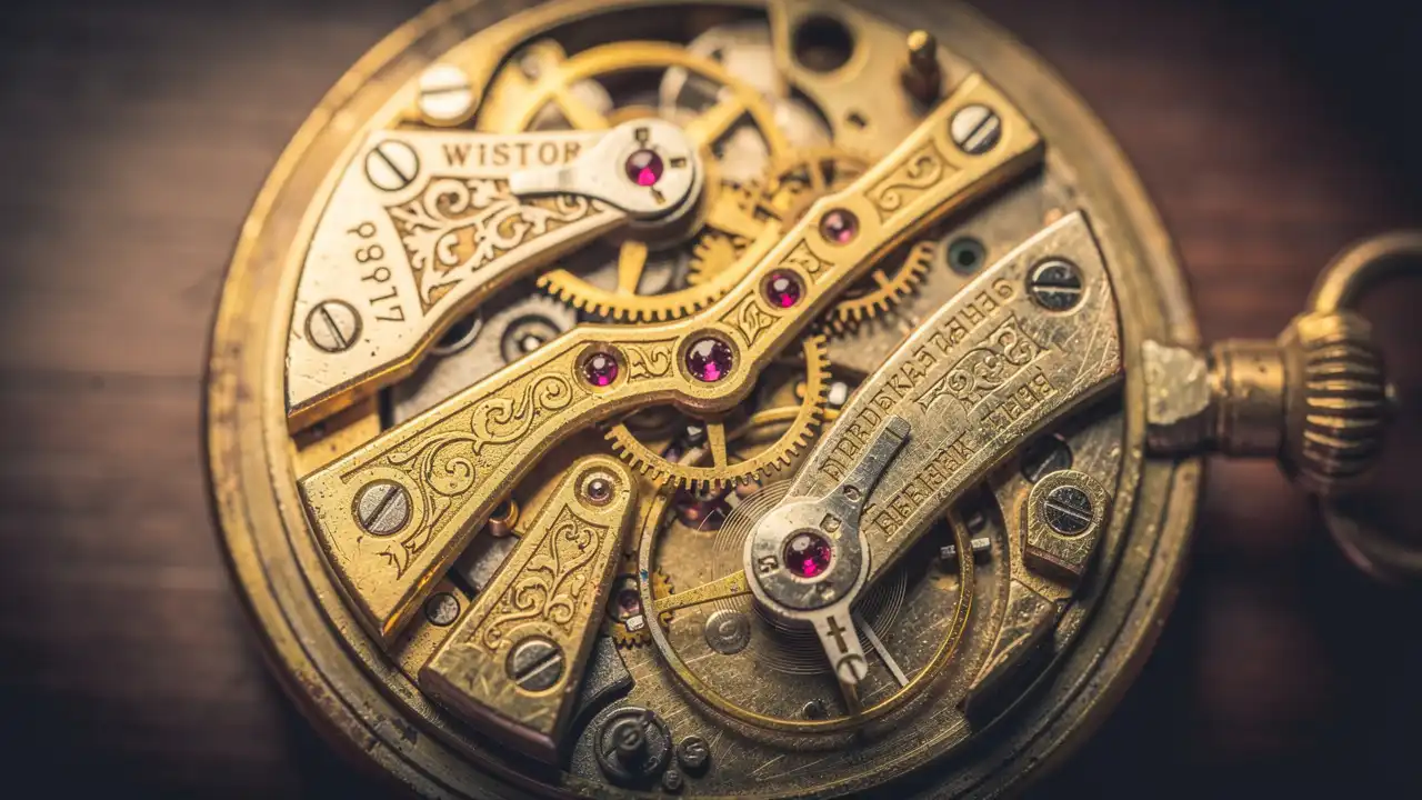 Mouvement mécanique de haute qualité avec rubis visibles